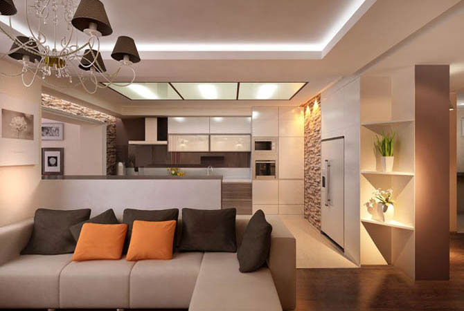 дизайн интерьера квартир примеры