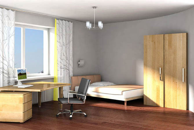 дизайн 1-комнатной квартиры серия п-46