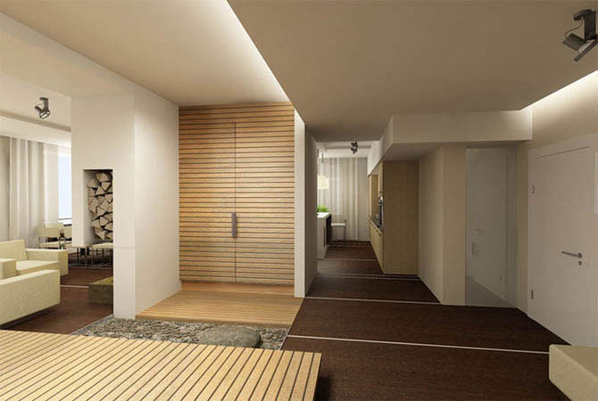 дизайн коридора 3х комнатной квартиры панельного дома