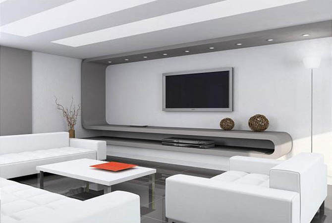 дизайн квартиры кухня потолок гипсокартон